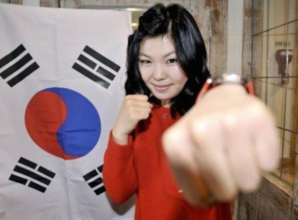 Hyun-Mi Choi WBA Female Super Featherweight Champion.