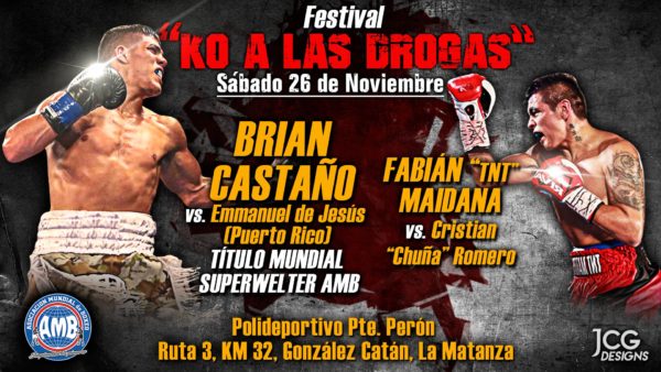 KO a las Drogas en Argentina en pro del boxeo regional