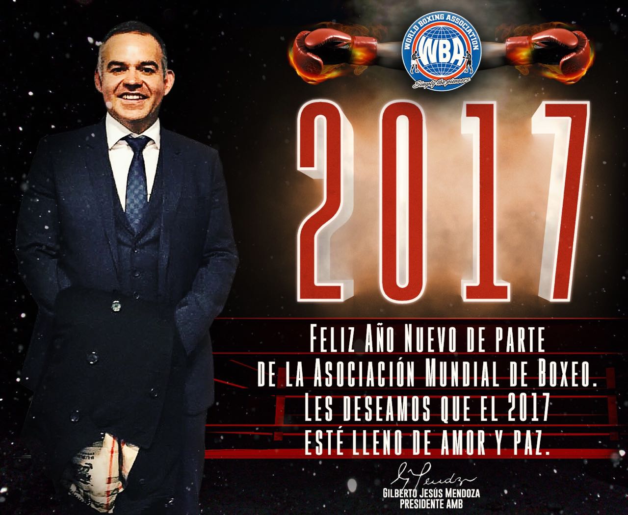 Mensaje de Año Nuevo de la AMB - Gilberto Jesús Mendoza