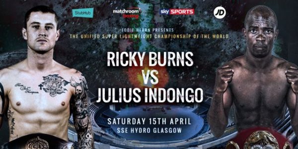 Burns Vs Idongo WBA Super Lightweight Championship. 