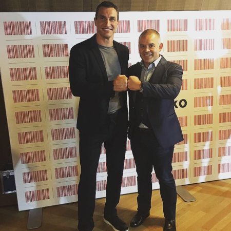 Gilberto Jesús Mendoza acompañó a Klitschko en relanzamiento de su marca