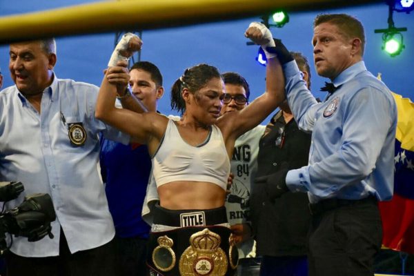 Alys Sanhez WBA Female Champion. 
