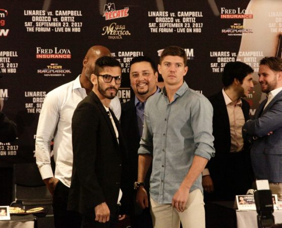 Linares and Campbell held final press conference.