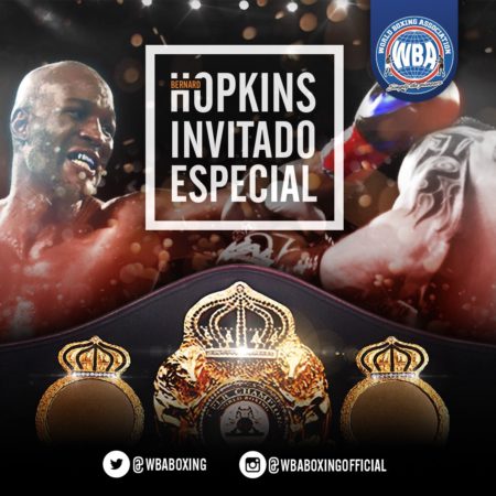 Bernard Hopkins will be in the WBA 96th Convention.