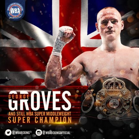 Groves retains WBA Super Champion title with KO of Cox.