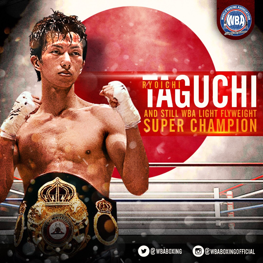Ryoichi Taguchi Campeón Mundial Peso Mosca AMB