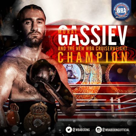 Gassiev knocked out Dorticos and is the new WBA Cruiserweight Champion.