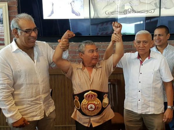 Gustavo “Guty” Espadas Receives WBA Belt.