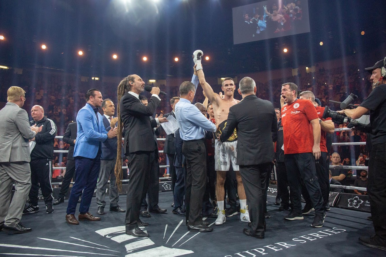 Callum Smith is the new WBA Super Champion with KO over Groves. Credits World Boxing Super Series
