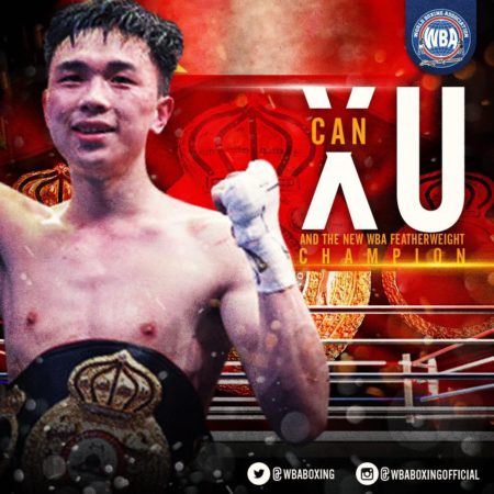 Can Xu WBA Featherweight World Champion