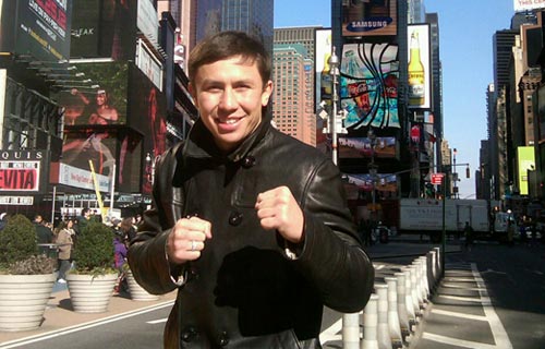 WBA Middleweight Champion Gennady Golovkin Arrives in New York City