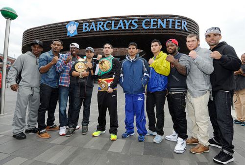 Barclay’s Center fighters at Brooklyn Bridge & Barclays Center