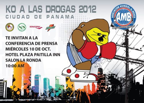 Invitación - Rueda de Prensa - KO a las Drogas Panamá