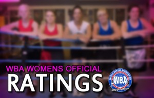 WBA Women Official Rating as of January 2013