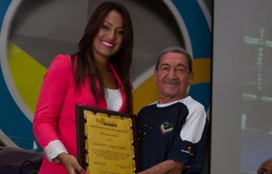 Gilberto Mendoza and Ogleidis Suarez received awards in Venezuela