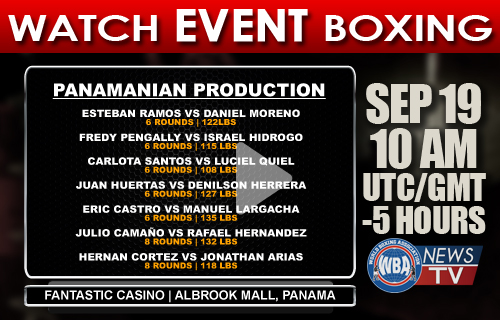 VIDEO: Professional boxing event in Panama City