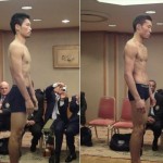 Takashi Uchiyama vs Daiki Kaneko weigh-in