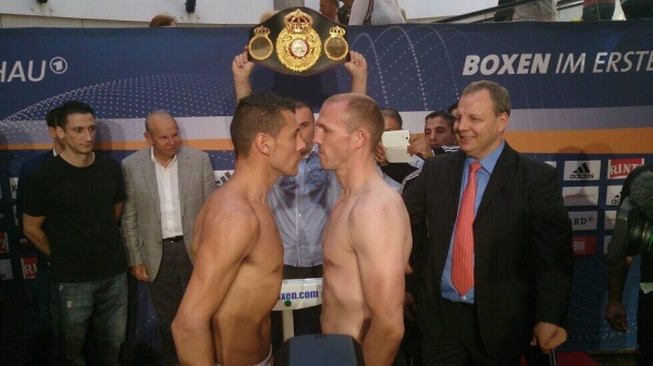 Juergen Braehmer y Roberto Bolonti cumplen pesaje en Alemania