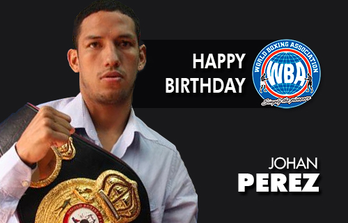 Happy birthday Johan “Terrible” Pérez