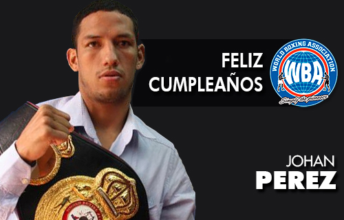 Feliz cumpleaños a Johan “Terrible” Pérez