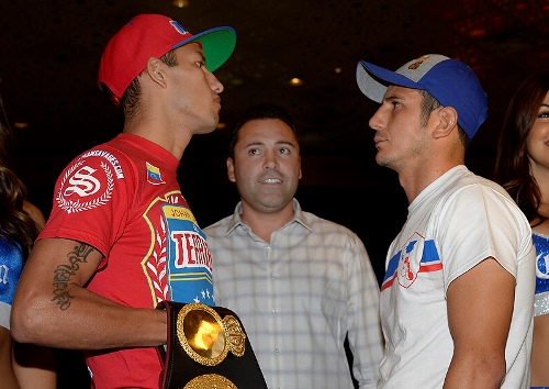 Johan Perez and Mauricio Herrera met in Las Vegas