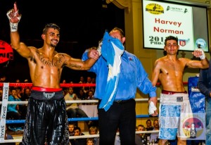 Photos: Cameron Hammond vs Alfredo Blanco WBA Oceania
