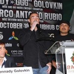 Golovkin-Rubio kick off press conference