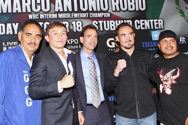 Golovkin-Rubio kick off press conference