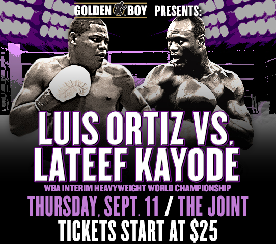 Ortiz vs Kayode wait for the weigh-in in Las Vegas