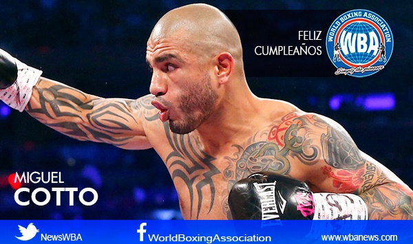 Miguel Cotto celebra 34 años ¡Felicidades campeón!