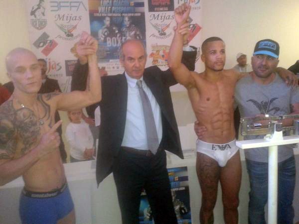 Giacon vs Piispanen en peso para pelea WBA Continental en España