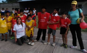 Referee Romina Arroyo gave sports clinic in her city