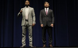 Mayweather and Pacquiao presented “The fight of the century”