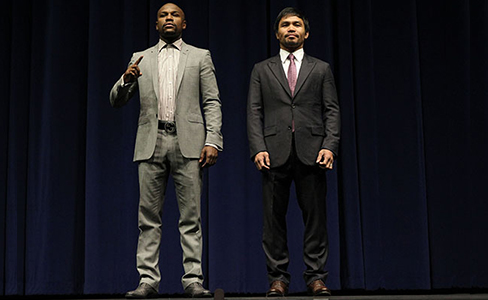 Mayweather and Pacquiao presented "The fight of the century"