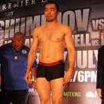Shumenov - Flores weigh-in