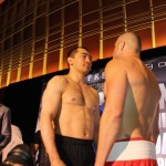 Shumenov - Flores weigh-in