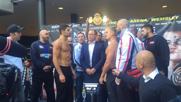 Chudinov vs. Buglioni en peso y esperan campanazo en Wembley