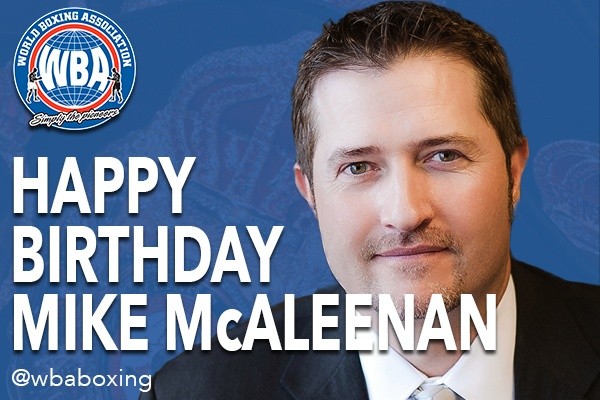Feliz cumpleaños Mike McAleenan