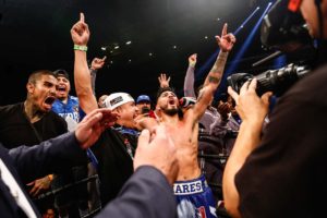 Mares Decisions Cuellar to Win Featherweight Crown