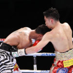 Kazuto Ioka vs Yutthana Kaensa. Photos Sumio Yamada