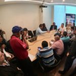 Gilberto Jesús Mendoza conversatorio con la prensa en Panamá