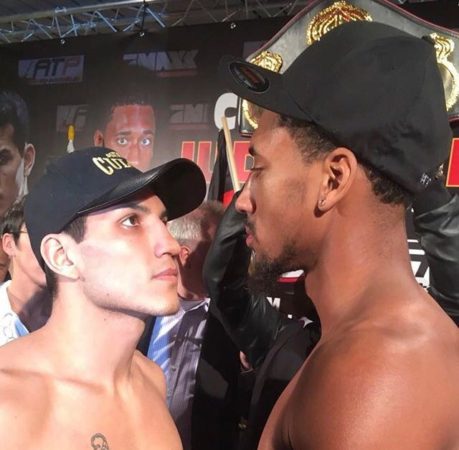 Culcay and Andrade in weigh and are ready to fight