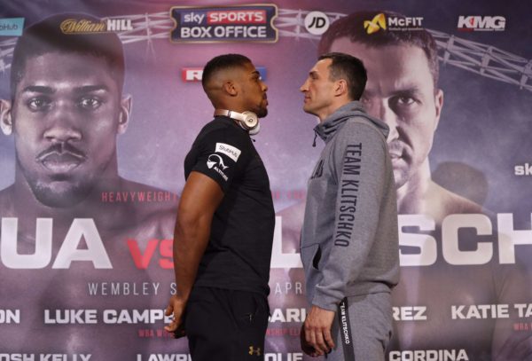 Klitschko and Joshua go face to face at press conference