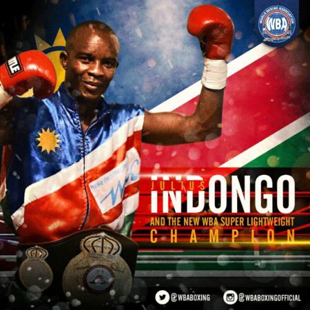 Indongo, new WBA Super Lightweight Champion