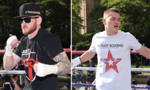 Groves and Chudinov completed public workout in Sheffield
