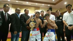 Niyomtrong and Loreto are in weight and ready to fight for the WBA Minimum weight belt