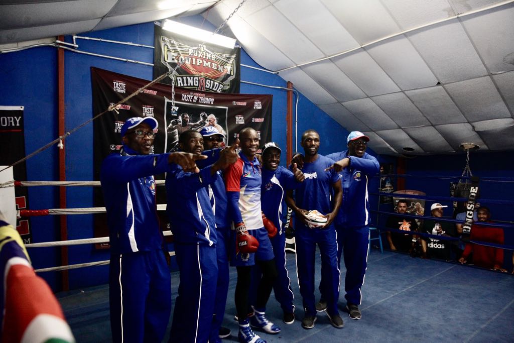Indongo and Crawford held public workout