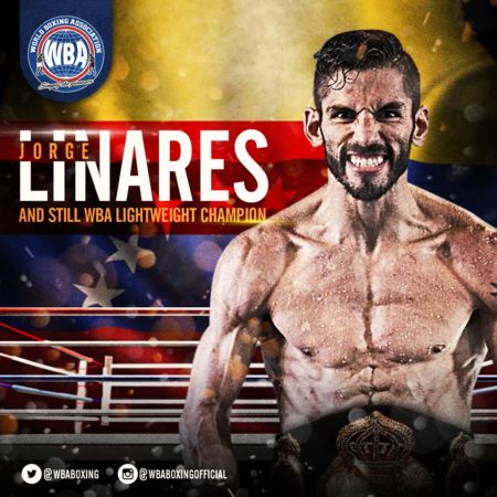 Linares retained his WBA belt in Inglewood