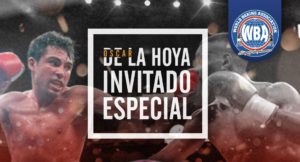Oscar de la Hoya will be in the WBA 96th Convention