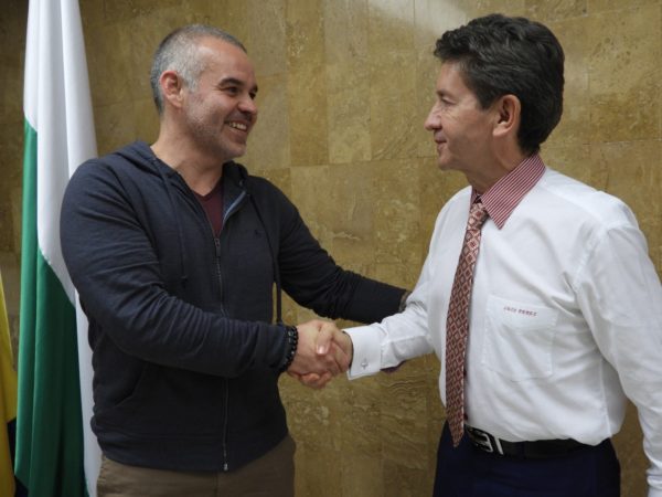 Gilberto Jesus Mendoza held meeting with the Governor of Antioquia